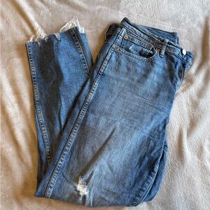 Distressed GAP High Rise Vintage Slim Women’s Jeans